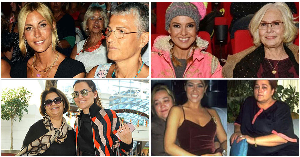 Ünlülerin hiçbir yerde görmediğiniz anneleri 