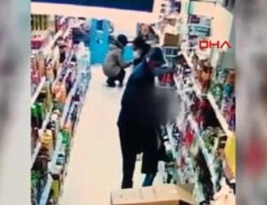 TACİZ ANI KAMERAYA YANSIDI