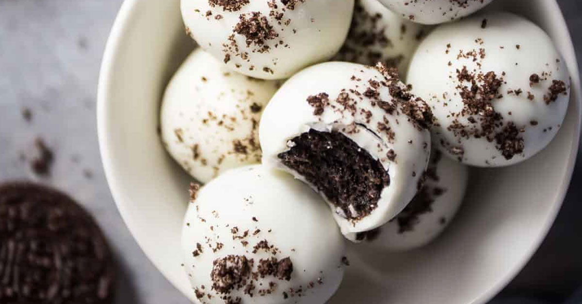 3 malzemeli oreo topları