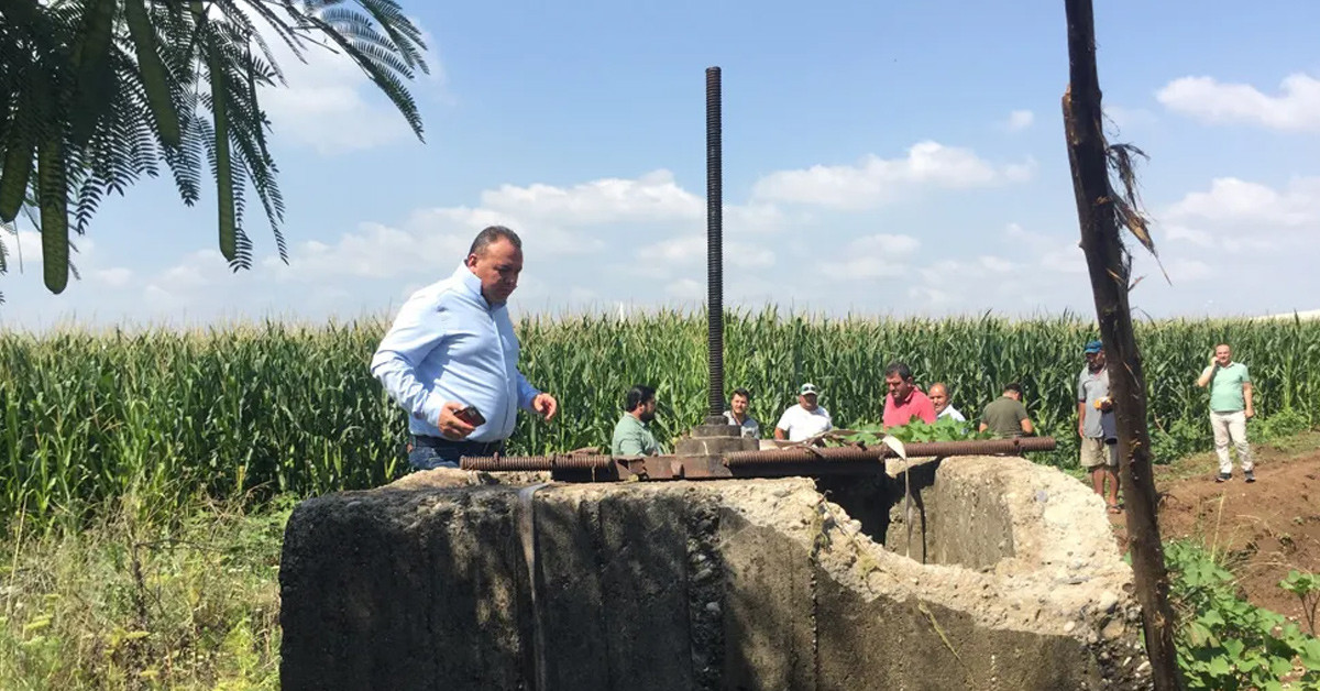 Tarlaya su gelmiyordu