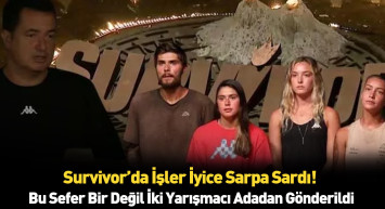 Acun daha fazla dayanamadı 2 yarşmacıyı birden kovdu! Adada işler iyice karıştı giden yarışmacılar Acun'a demediğini bırakmadı