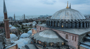 Ayasofya'nın Minaresinden Tarihi Yarımada Görüntüsü Büyüledi