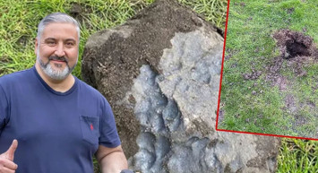 Bahçesine düşen taş hayatlarını değiştirdi: 4 milyar TL’nin sahibi oldular