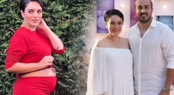 Çiçeği burnunda anne Ezgi Mola bebeği Can ile ilk kez kameralar karşısına çıktı: Annelik yakışmış!