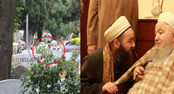 Cübbeli Ahmet Mahmut Ustaosmanoğlu'nun cenazesinde hüngür hüngür ağladı! Mahmut Efendi'nin Cübbeli Ahmet'e vasiyeti herkesi şoke etti