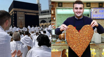 CZN Burak Umre ziyaretine gitti çektirdiği fotoğraflar olay oldu