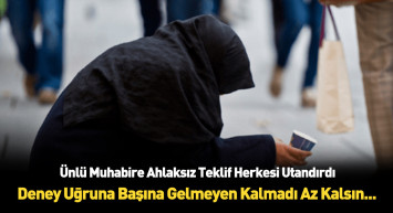 Dilenci kılığına giren CNN Türk muhabiri Sema Akbulut'a ahlaksız teklif