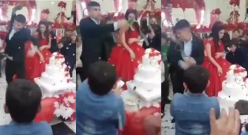 Düğünde damat terörü! Sinirli damat düğününü herkese zehir etti