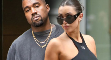 Dünyaca ünlü isim Kanye West'in eşi sınır tanımıyor: Şimdi de neon yeşil taytını yarıya kadar indirip sokakta öyle gezdi!