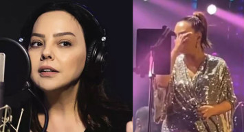 Ebru Gündeş sevenlerini korkuttu! Annesinin vefatından sonra ilk kez sahneye çıkan ünlü isim sahnede zor anlar yaşadı