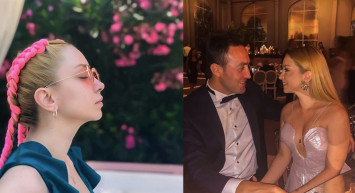 Ece Seçkin tangasıyla spor yaptı kendi kalçasına uyguladığı şeftali sansürü olay oldu!