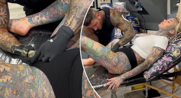 En dövmeli kadın unvanının hakkını verdi! Cinsel organına dövme yaptıran kadın o anları sosyal medya hesabından yayınladı