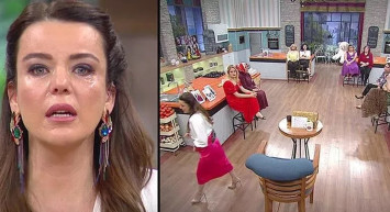 Gelinim Mutfakta yarışmasında gergin anlar! Nursel Ergin ağlayarak stüdyodan kaçtı