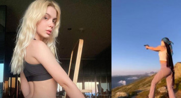 Gündemde kalmak için her şeyi yapmaya devam ediyor! Aleyna Tilki şimdi de eline silah aldı