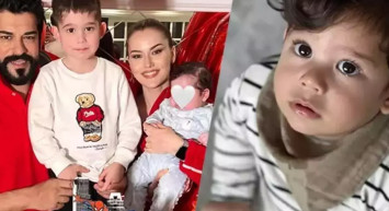 Güzel oyuncu Fahriye Evcen 13 aylık oğluyla sette: Bakın küçük Özçivit kime benzetildi!