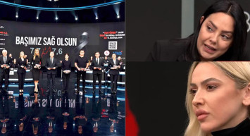 Hadise ve Ebru Gündeş Türkiye Tek Yürek yardım gecesinde bir araya geldi