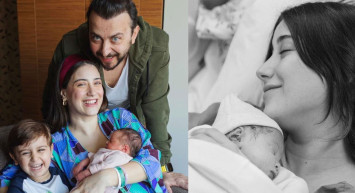 Hazal Kaya'nın kızı Leyla Süreyya büyüdü! Güzel oyuncu kızının yüzünü ilk kez gösterdi: Aynı annesi!