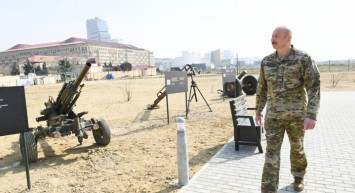 İlham Aliyev Askeri Ganimet Parkı'nın Açılışını Yaptı