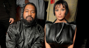 Kanye West'in eşi Bianca Censori sınırları epey zorladı: Şeffaf çorabın altına hiçbir şey giymeden...