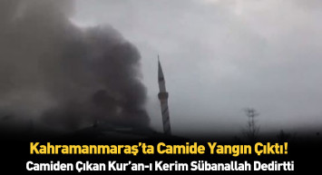 Küle dönen camiden çıkan Kur'an-ı Kerim'ler görevlileri şaşırttı!