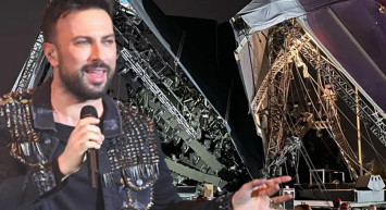Megastar Tarkan'dan korkutan haber! Konser vereceği sahne bir anda yerle bir oldu: Yaralılar var