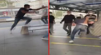 Metrobüs Durağında Beni İttin Tartışması Kavgaya Sebep Oldu