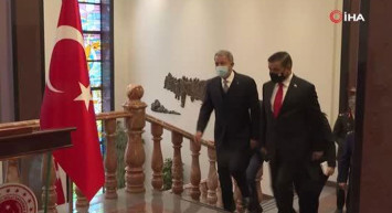 Milli Savunma Bakanı Hulusi Akar ile Iraklı Mevkidaşı Görüştü