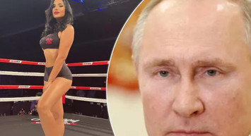 Rusya Devlet Başkanı Vladimir Putin'i ringte düelloya davet etmişti: Ünlü hostesin müstehcen fotoğrafları ortaya çıktı