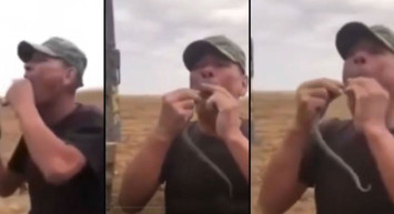 Rusya'da arkadaşlarına gösteriş yapmak için ağzına yılan sokan adamın hazin sonu