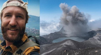 Selfie çekmek isterken canından oluyordu! Yabancı turist yanardağa düşünce kabusu yaşadı