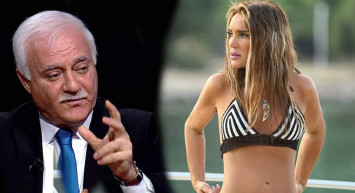 Seren Serengil Nihat Hatipoğlu’na hedef alarak bütün din adamlarını yerden yere vurdu!