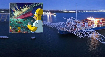 Simpsonlar'ın bir kehaneti daha gerçek oldu! Çizgi dizi bu sefer de Baltimore'daki köprü kazasını mı bildi?