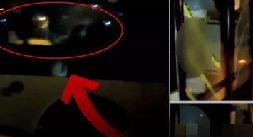 Şişli İETT otobüsünde rezillik! Şoför sevgilisiyle kimseye aldırmadan otobüsün içinde cinsel ilişkiye girdi