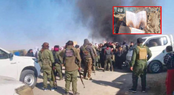 Suriye’de Cami ve imamın evi ateşe verildi! Kuran-ı Kerim’i yaktılar