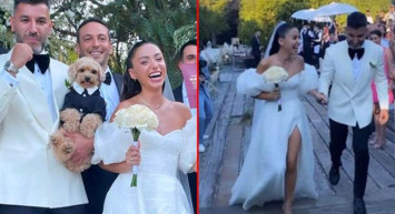 Üç Yıllık Aşkta Mutlu Son! Zeynep Bastık ile  Tolga Akış Evlendi