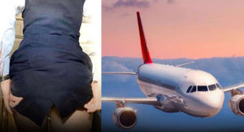 Uçak yolculuklarındaki ilginç kareler