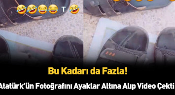 Ülkemize sığındı ama ülkenin kurucusu Mustafa Kemal Atatürk'ü ayaklar altına aldı! 'Yetti artık'