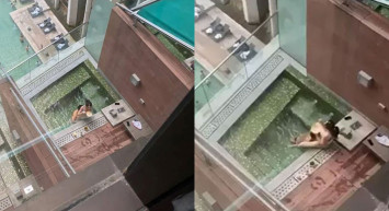 Ünlü otelde büyük rezalet herkesin içinde havuzda cinsel ilişkiye girdiler görenler gözlerine inanamadı şimdi polisler o çifti arıyor