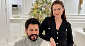 Ünlü oyuncu Fahriye Evcen küçük oğlu Kerem'in yüzünü ilk kez paylaştı!