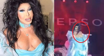 Utancından yerin dibine girdi! Bülent Ersoy'un sahnede göğüsleri açıldı o anlar kameralara yansıdı