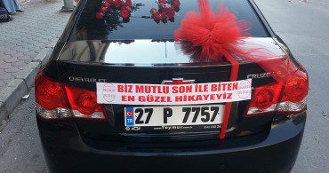 İlginç Gelin Arabası Yazıları