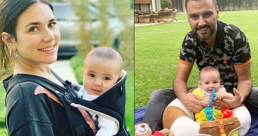 Alişan ve Buse Varol Oğulları Burak'ın Doğum Günün Kutladı