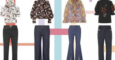 Ofis Kombininde Floral Desen Modası