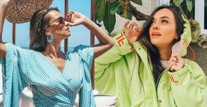 Hande Soral Güneşlenirken Verdiği Pozu Paylaştı