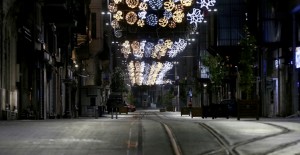 İstiklal Caddesi'nde Coronavirüs Sessizliği