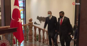 Milli Savunma Bakanı Hulusi Akar ile Iraklı Mevkidaşı Görüştü