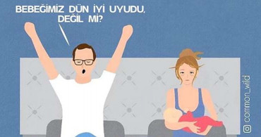 Anne Olmaya Dair Eğlenceli Çizimler