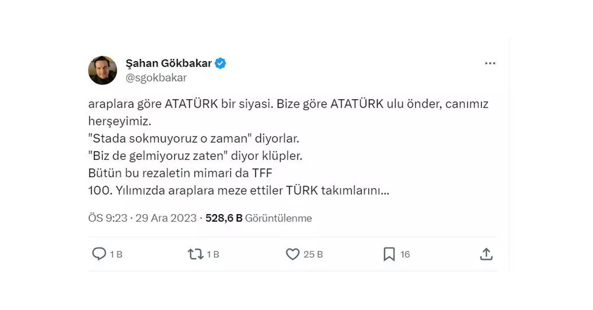  Şahan Gökbakar