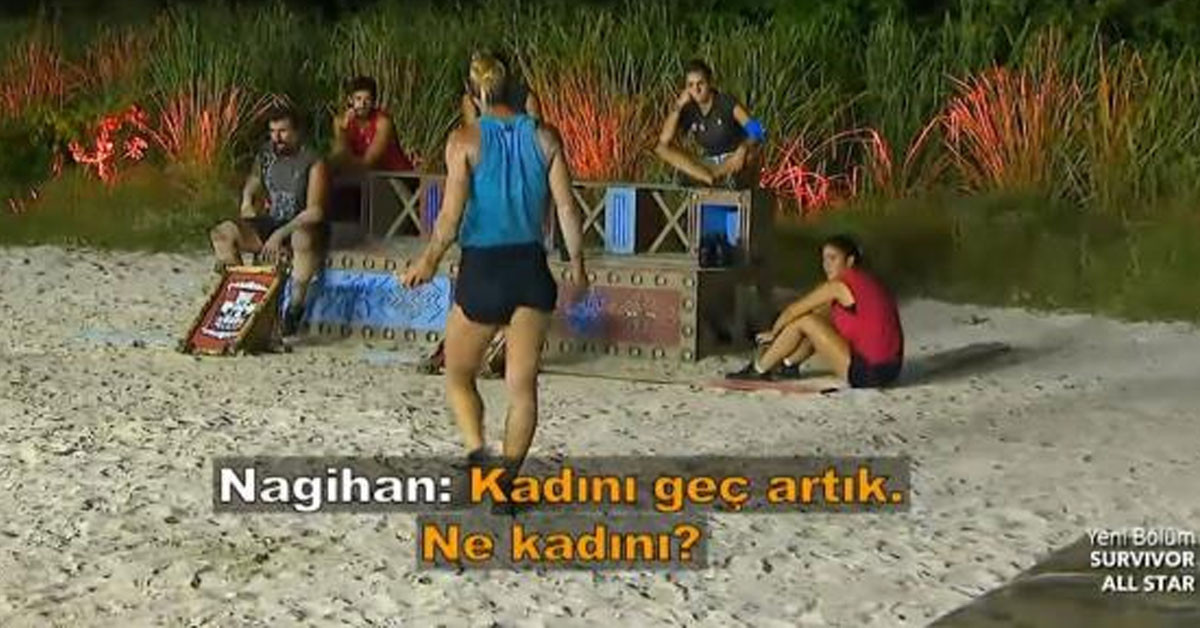 Nagihan'ın üzerine yürüdü