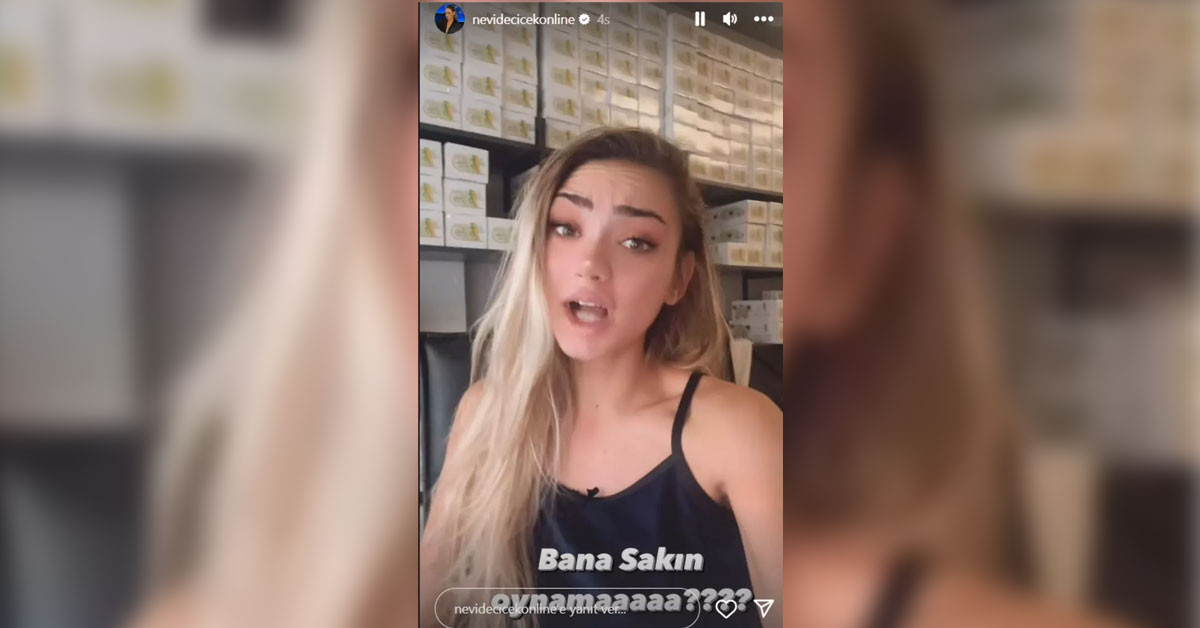 Nevide Çiçek sert çıkıştı